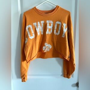 OSU Cowboys Cropped Spirit Jersey Size‎ Small EUC!